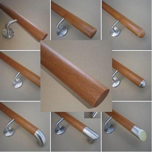Supporto corrimano mogano - in,