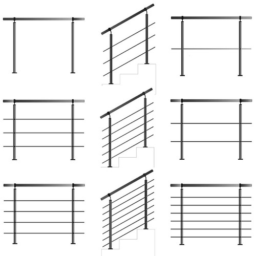 Ringhiera per scale ringhiera